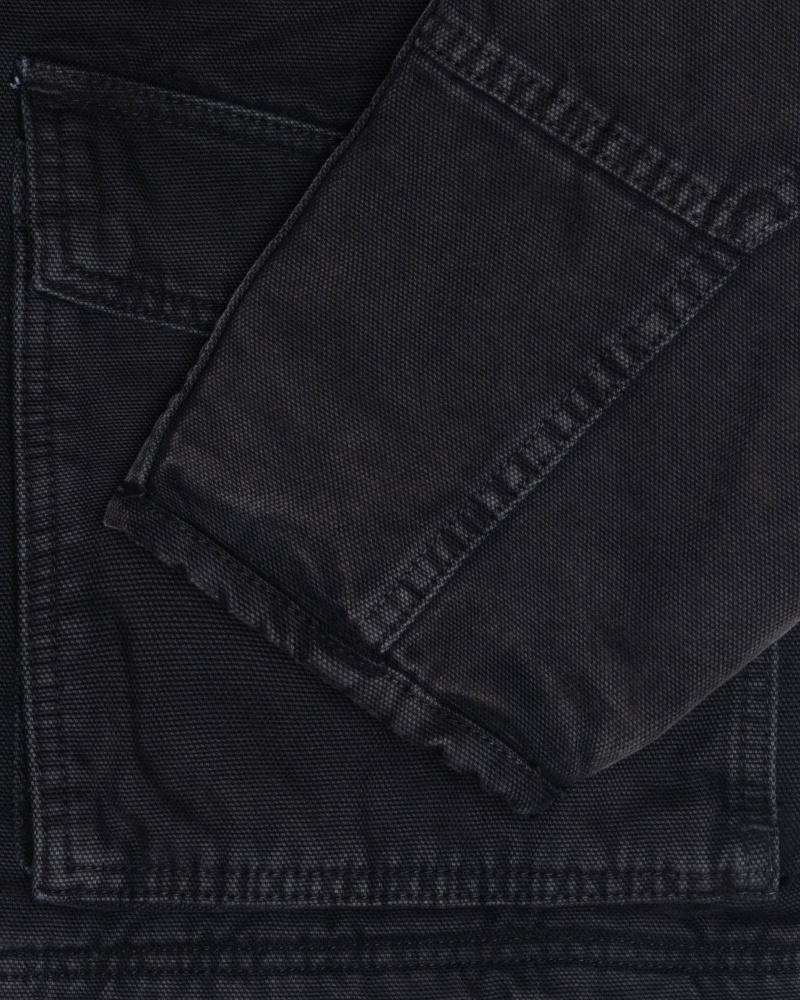 Stussy Shop Washed Canvas Jacken Schwarz | 31469-DVYU