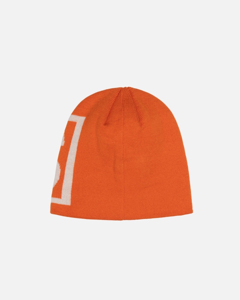 Stussy Skullcap Ss Link Hüte Orange | 52014-NADK