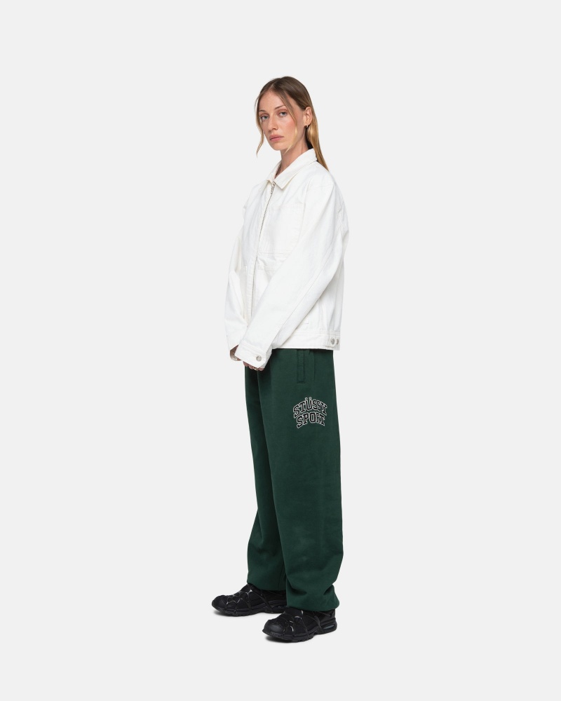 Stussy Sport Jogginghose Tiefesgrün | 64302-ECRO