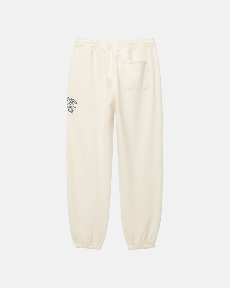 Stussy Sport Jogginghose Weiß | 69504-CFWP