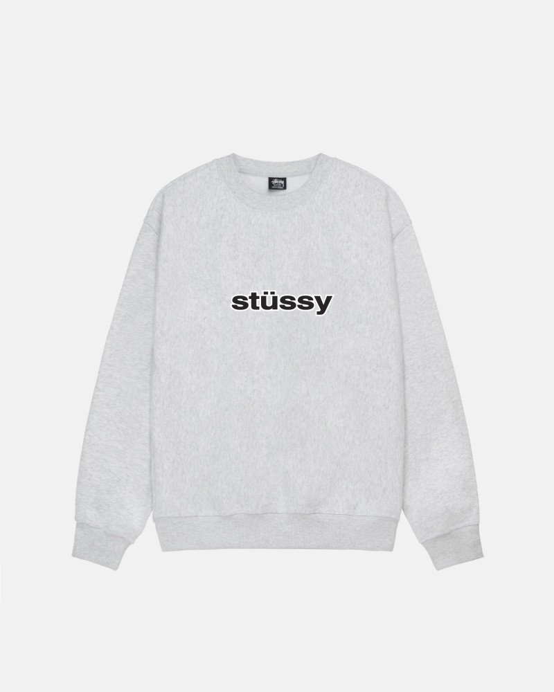 Stussy Ss-Link Crew Sweatshirts Grau | 62748-XMGC