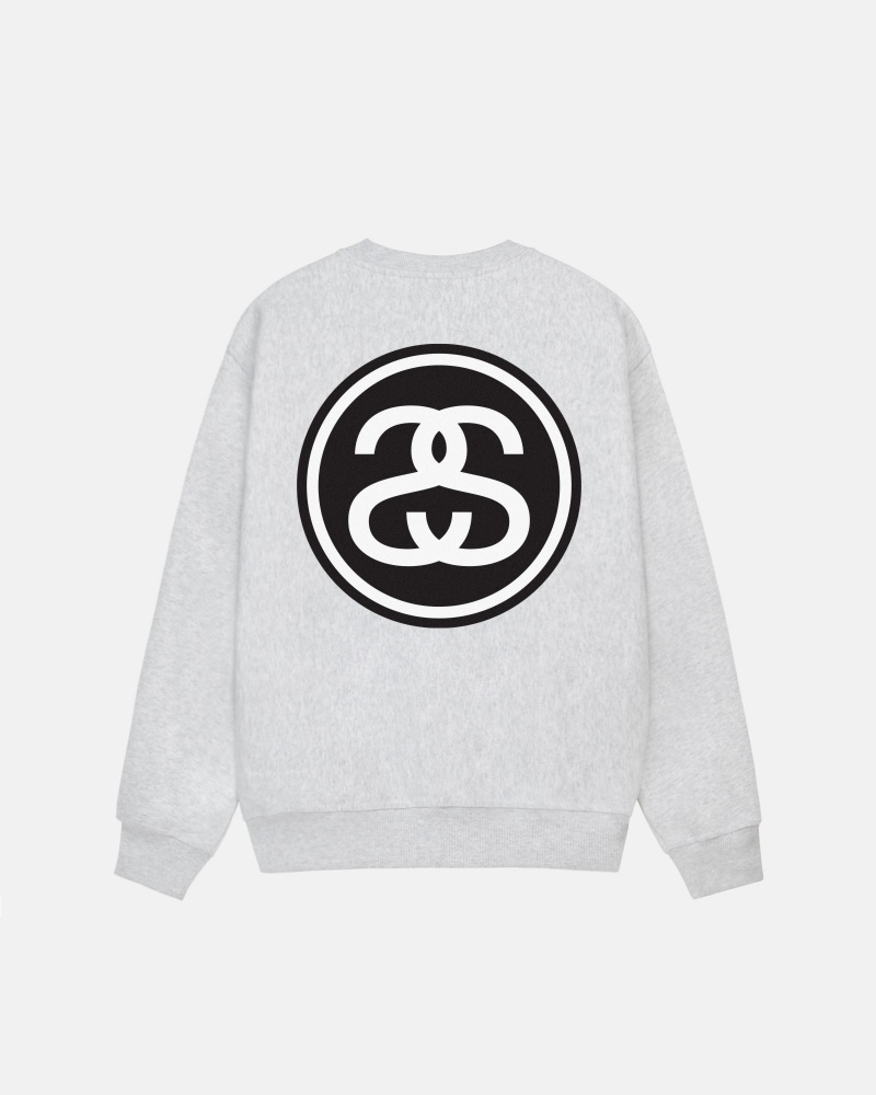 Stussy Ss-Link Crew Sweatshirts Grau | 62748-XMGC