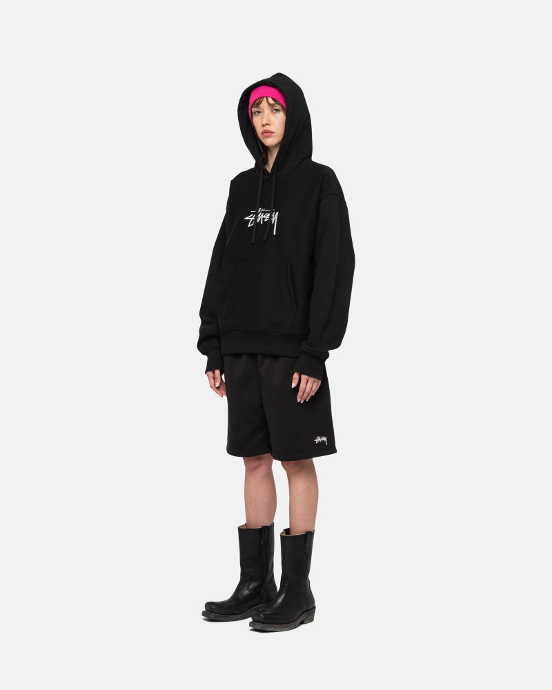 Stussy Stock Logo Jogginghose Schwarz | 13984-RJSL