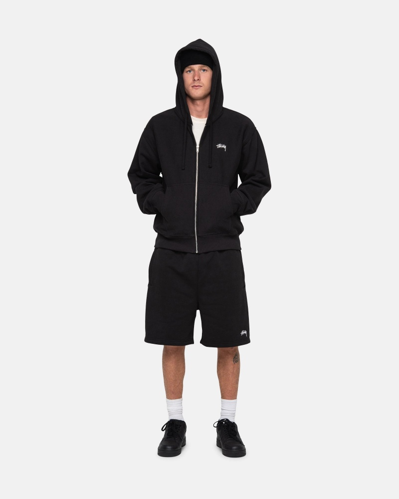 Stussy Stock Logo Jogginghose Schwarz | 13984-RJSL