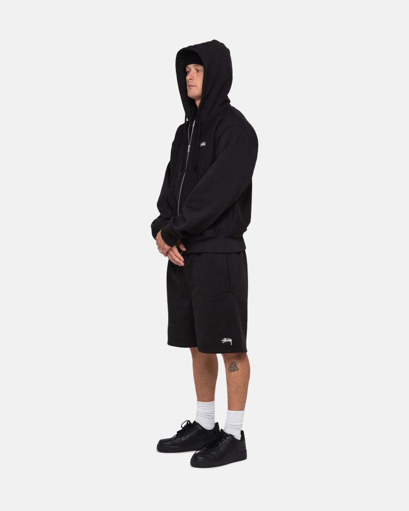 Stussy Stock Logo Jogginghose Schwarz | 13984-RJSL