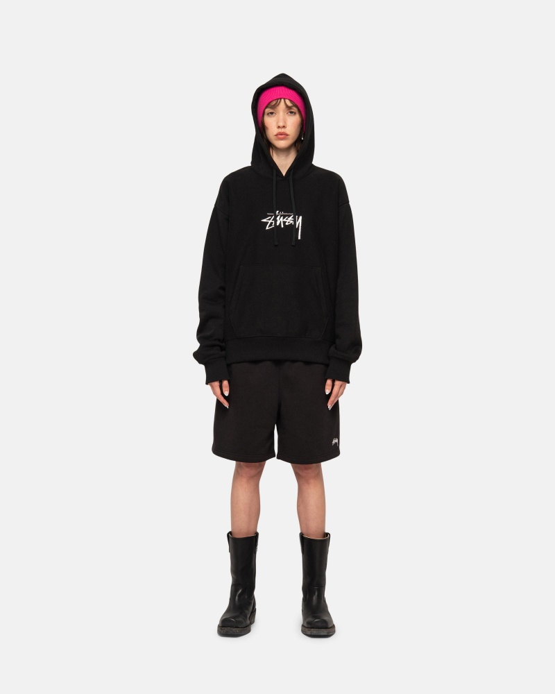 Stussy Stock Logo Jogginghose Schwarz | 13984-RJSL