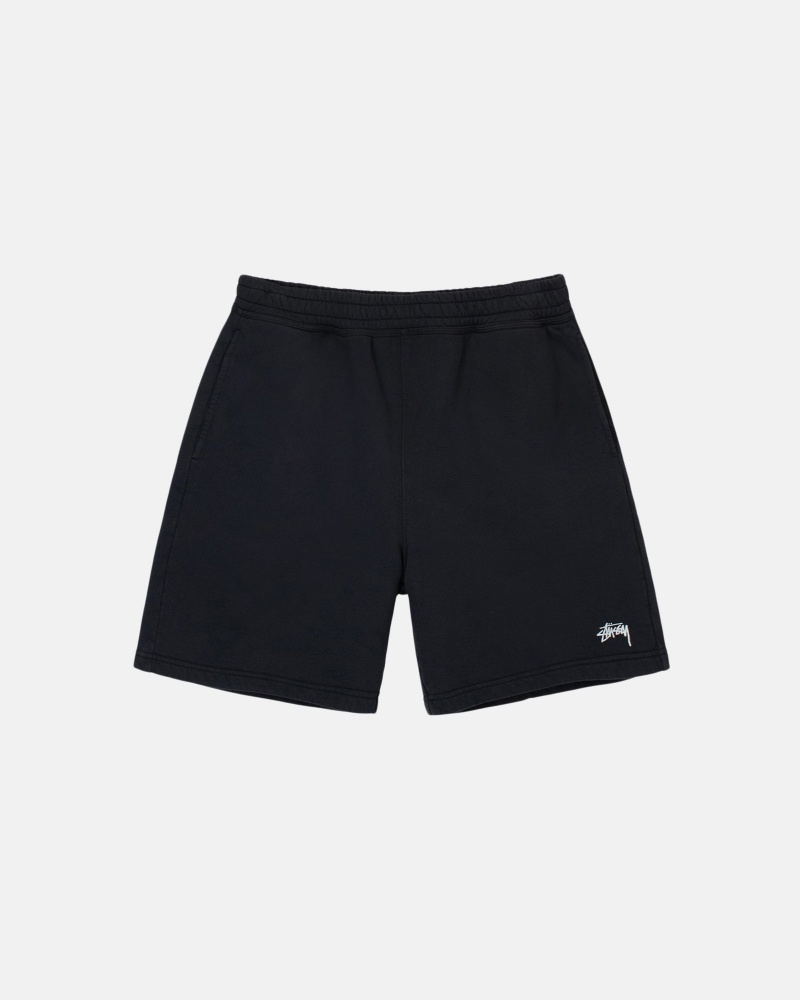 Stussy Stock Logo Jogginghose Schwarz | 13984-RJSL