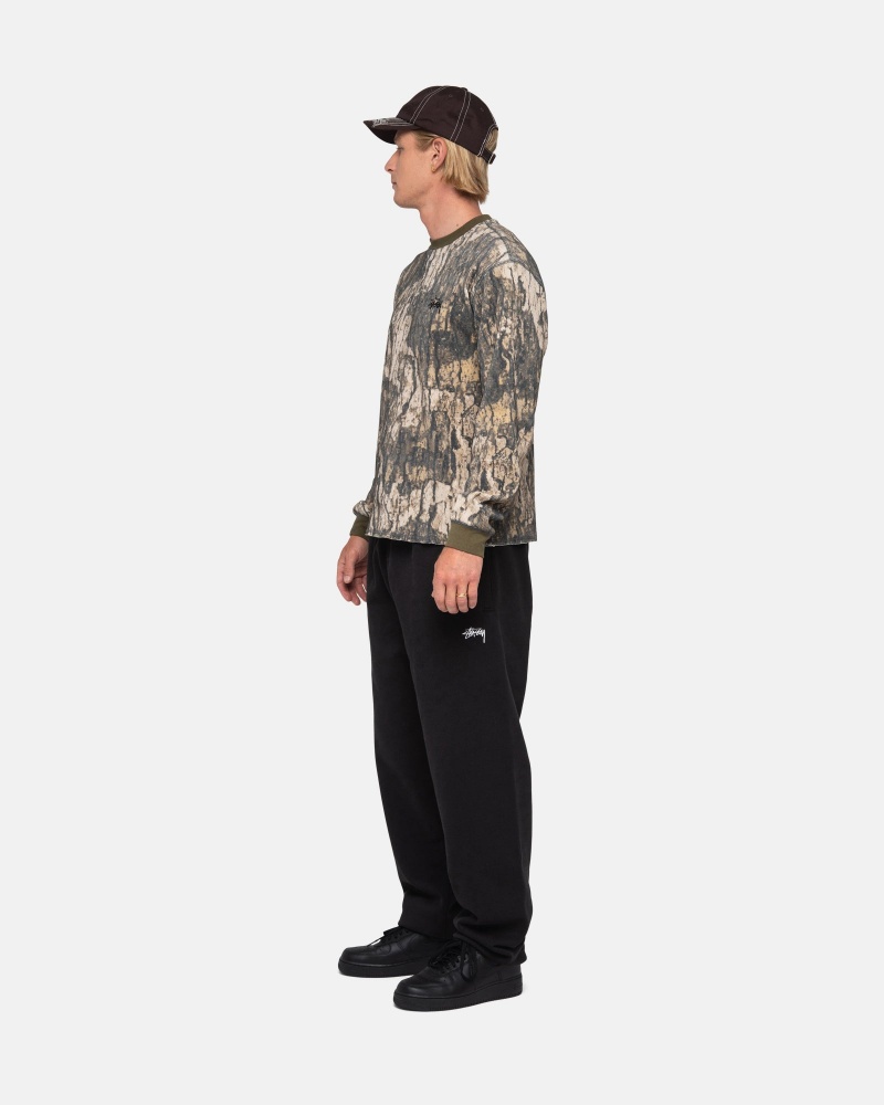 Stussy Stock Logo Jogginghose Schwarz | 41638-XROP