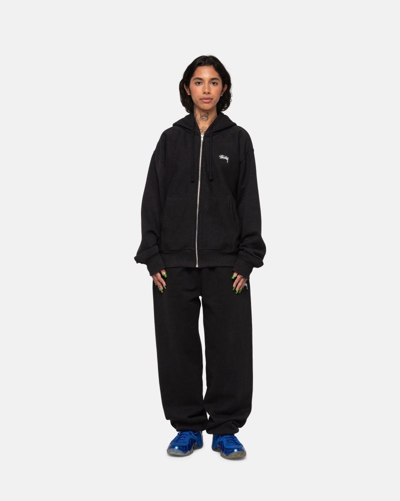 Stussy Stock Logo Jogginghose Schwarz | 41638-XROP