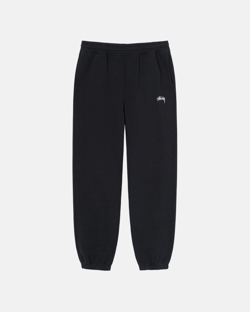 Stussy Stock Logo Jogginghose Schwarz | 41638-XROP