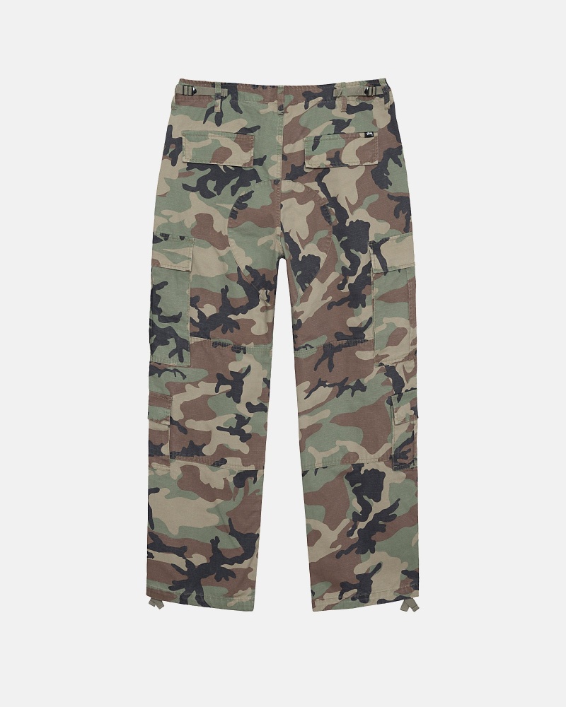 Stussy Surplus Cargo Ripstop Hose Camouflage | 40851-CASL