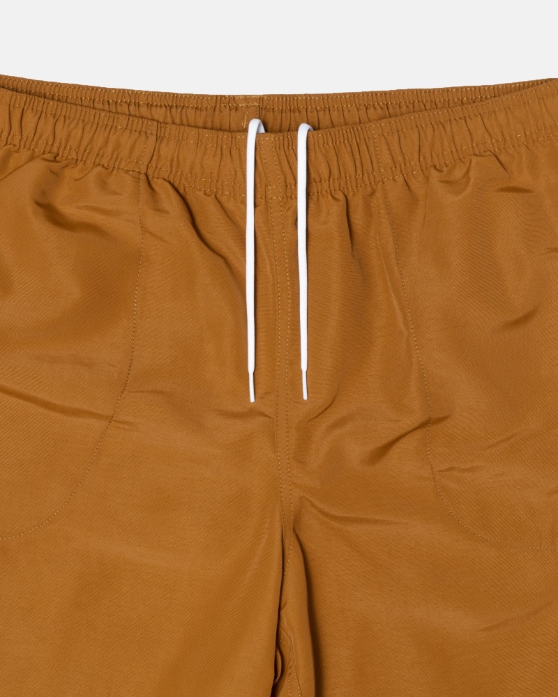 Stussy Wasser Stock Kurze Hose Dunkelgelb | 10597-EHKC