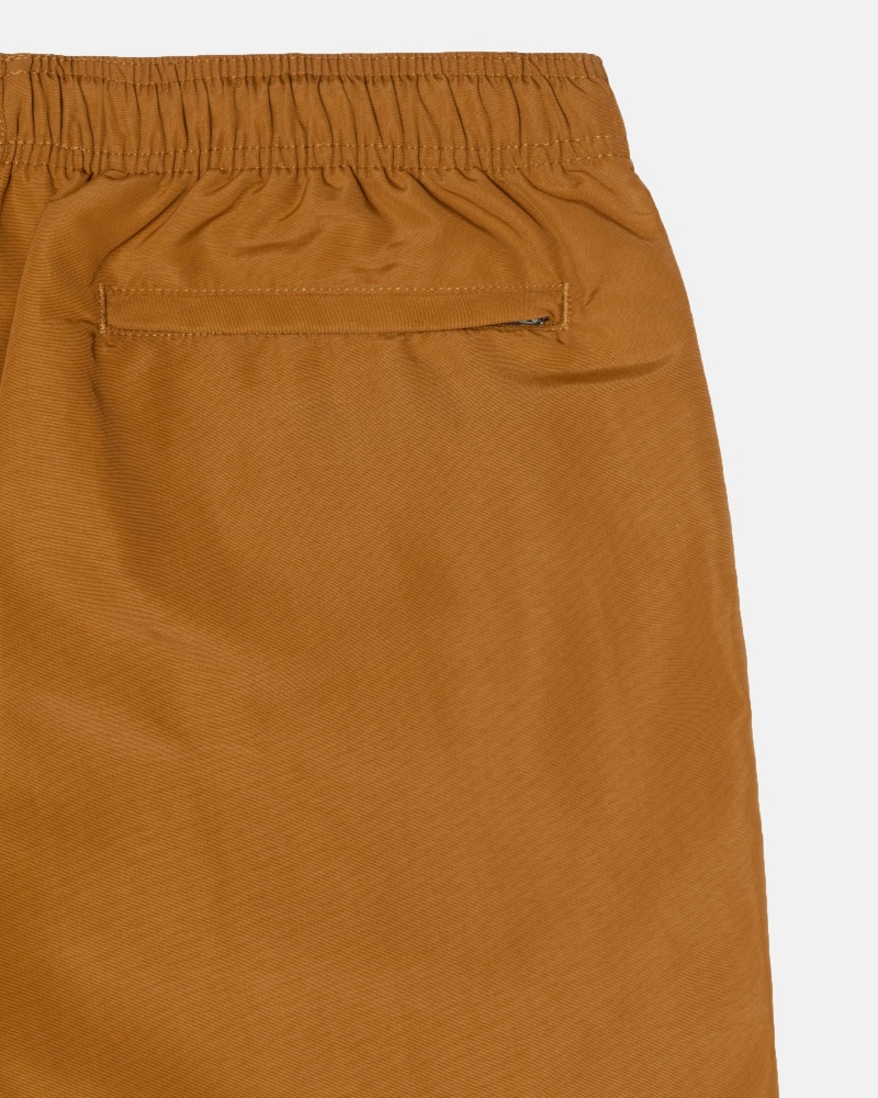 Stussy Wasser Stock Kurze Hose Dunkelgelb | 10597-EHKC