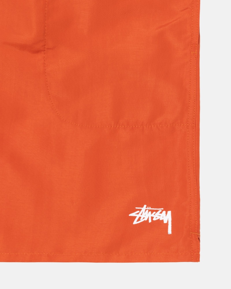 Stussy Wasser Stock Kurze Hose Orange | 75148-SNPG