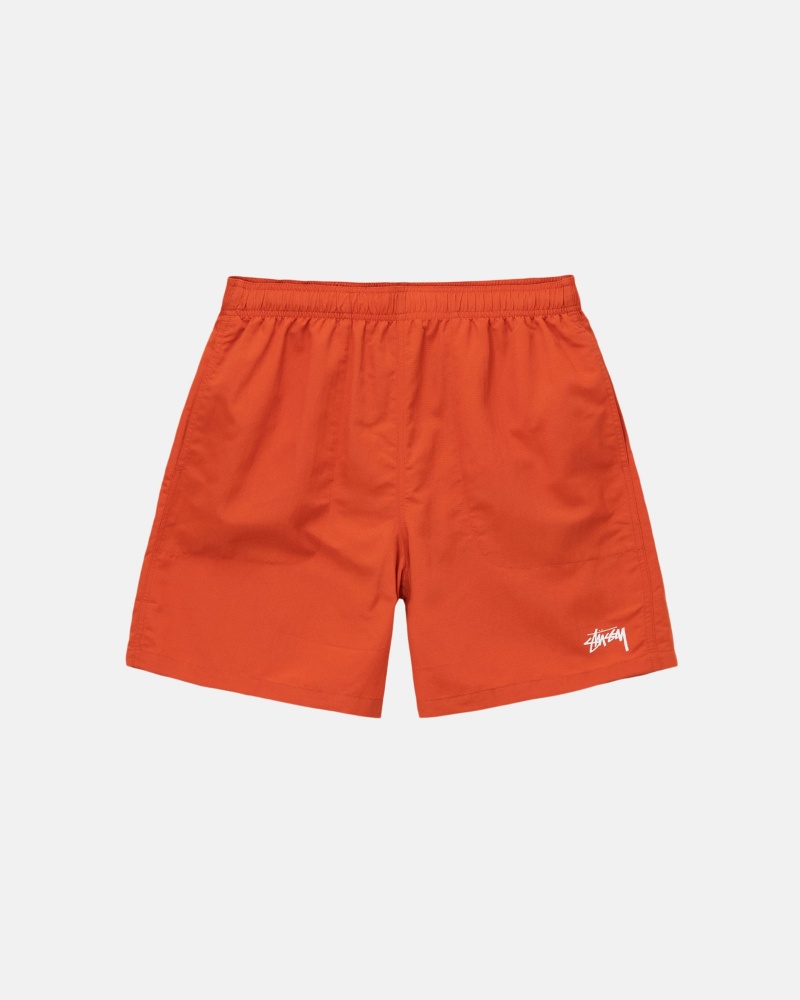 Stussy Wasser Stock Kurze Hose Orange | 75148-SNPG