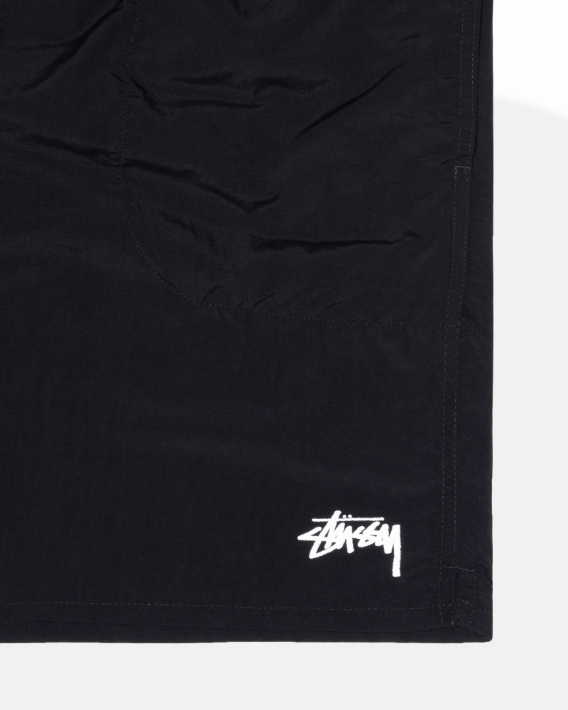 Stussy Wasser Stock Kurze Hose Schwarz | 30826-SJIZ