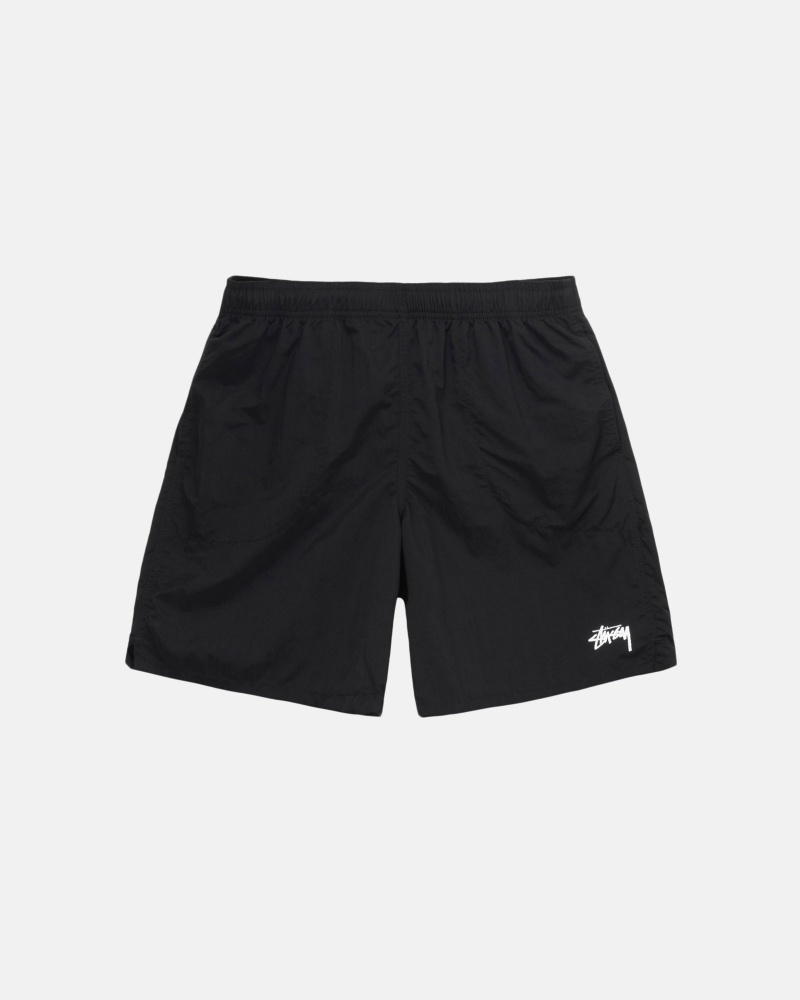 Stussy Wasser Stock Kurze Hose Schwarz | 30826-SJIZ