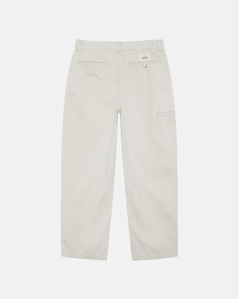 Stussy Workgear Trouser Twill Hose Weiß | 34901-XPHG