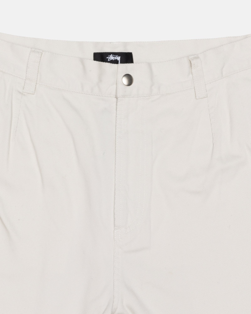 Stussy Workgear Trouser Twill Hose Weiß | 34901-XPHG