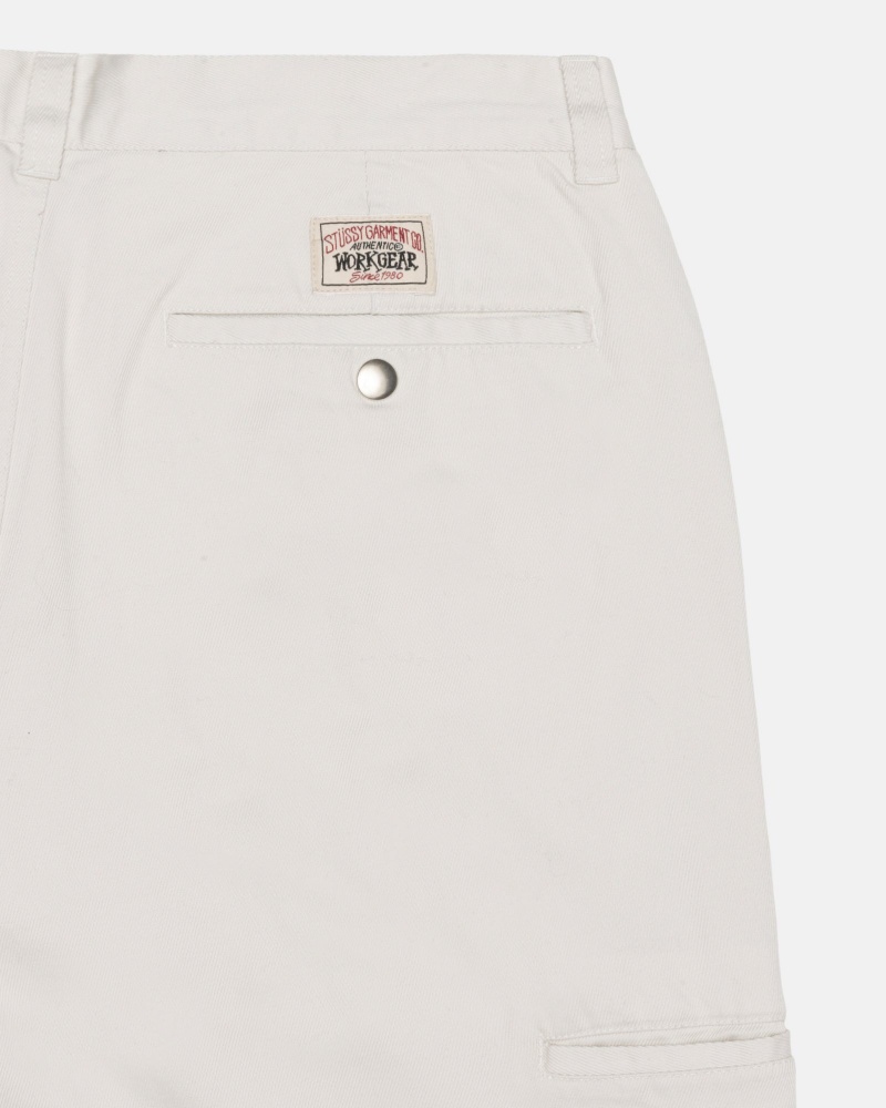 Stussy Workgear Trouser Twill Hose Weiß | 34901-XPHG