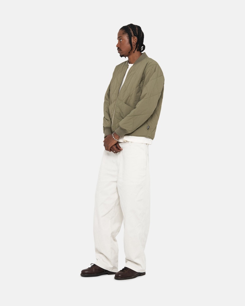 Stussy Workgear Trouser Twill Hose Weiß | 34901-XPHG